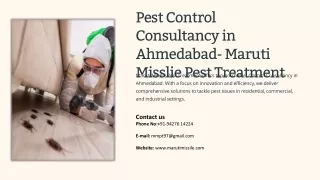Pest Control Consultancy in Ahmedabad, Best Pest Control Consultancy in Ahmedaba