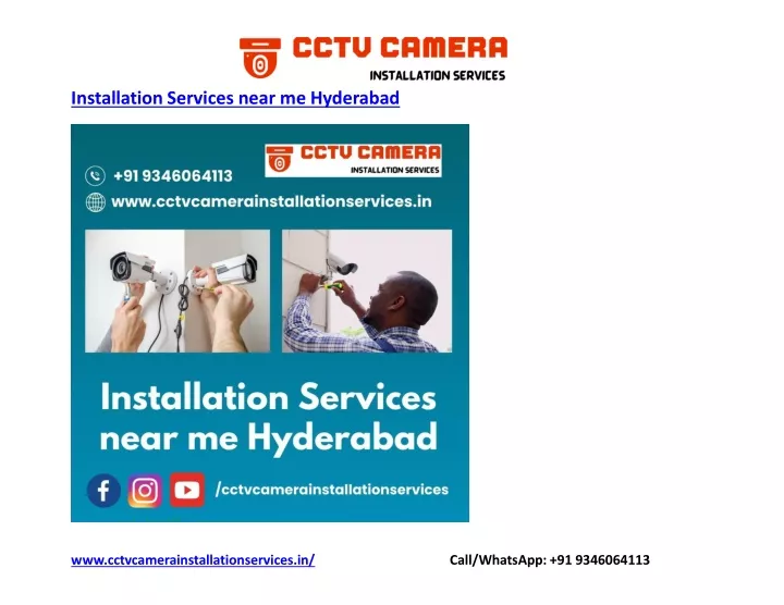 installation services near me hyderabad
