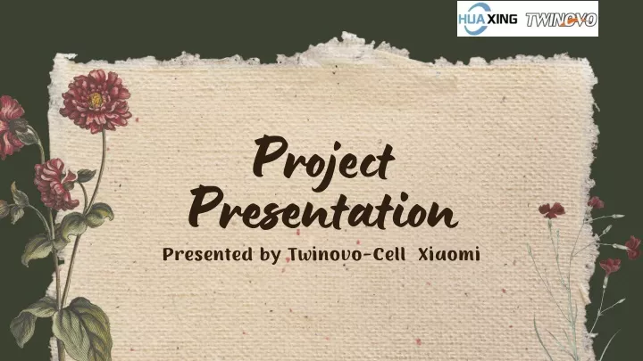 project presentation presented by twinovo cell