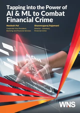 Tapping into the Power of AI & ML to Combat Financial Crime