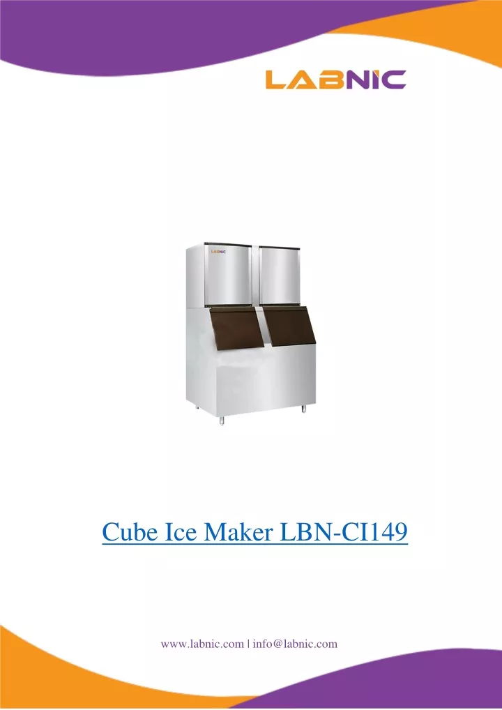 cube ice maker lbn ci149