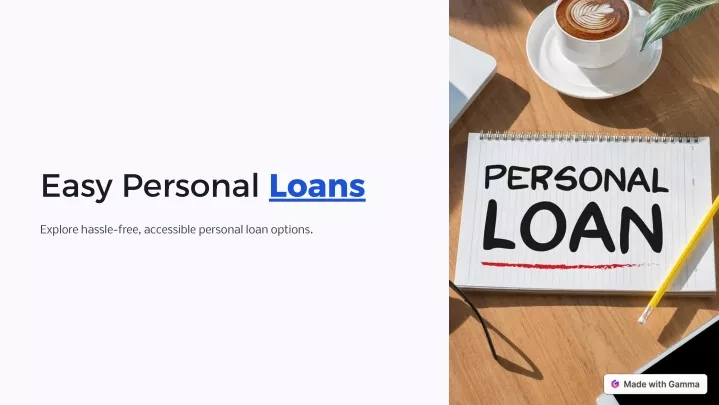 easy personal loans