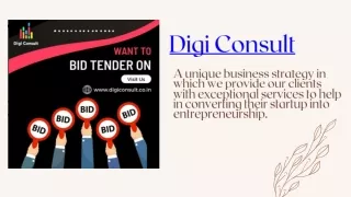 Gem Tender Filling Services by Digi Consult