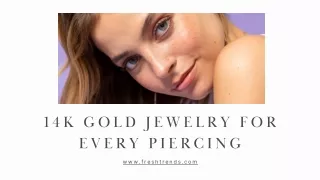 Shop the Best Gold Body Jewelry Online | FreshTrends