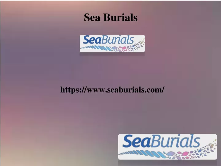 sea burials