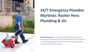 247 Emergency Plumber Martinez Rooter Hero Plumbing & Air
