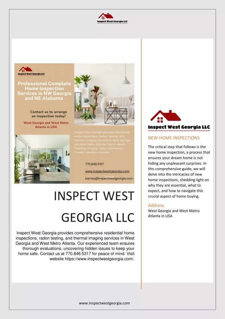new home inspections