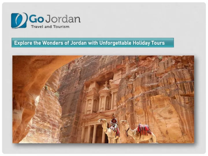 explore the wonders of jordan with unforgettable