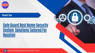 Best Home Security System Solutions Services In Houston