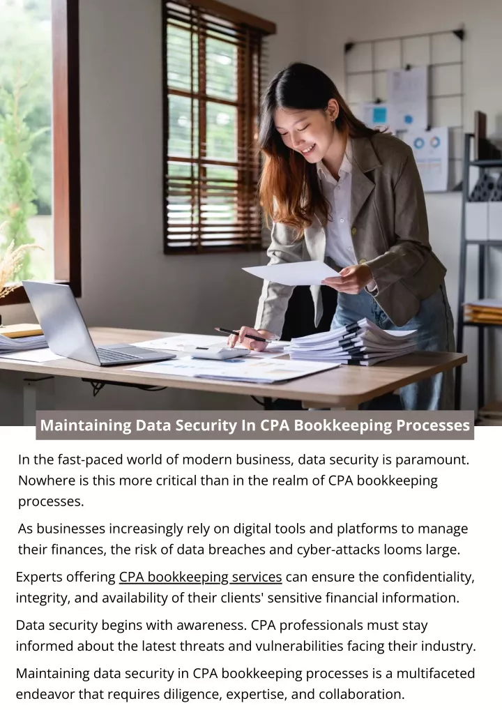 maintaining data security in cpa bookkeeping