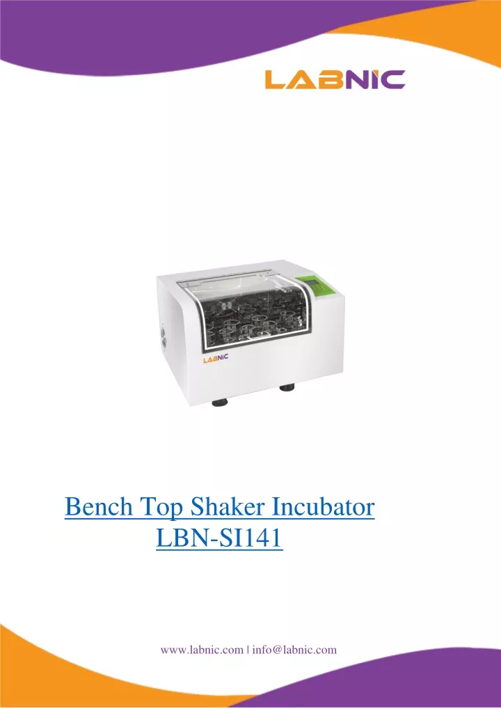 bench top shaker incubator lbn si141