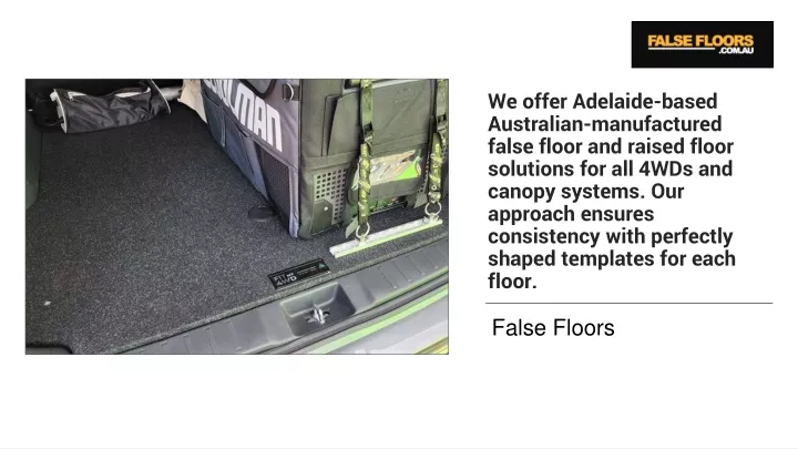 false floors