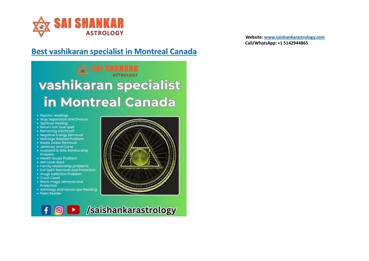 best vashikaran specialist in montreal canada