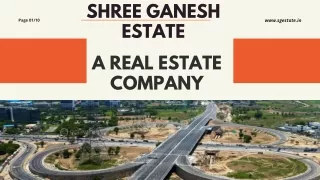 Shree Ganesh Estate latest properties in Dwarka Expressway flats near dwarka expressway