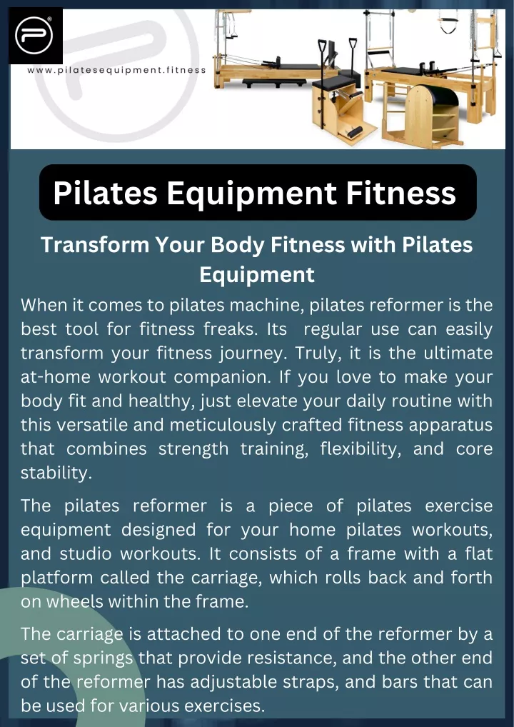 pilates equipment fitness