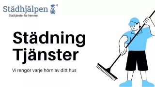 Effektiv städhjälp och professionell städning för hem och kontor