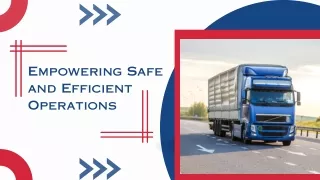 Efficient Truck Training Services for Professionals