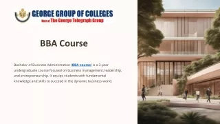BBA Course in Kolkata: Empowering Future Business Leaders