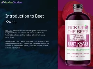 Beet Kvass: The Probiotic-Rich, Fermented Tonic from Eastern Europe