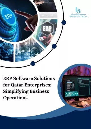 ERP Software Solutions for Qatar Enterprises Simplifying Business Operations