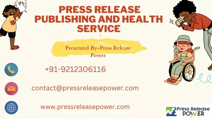 press release publishing and health service