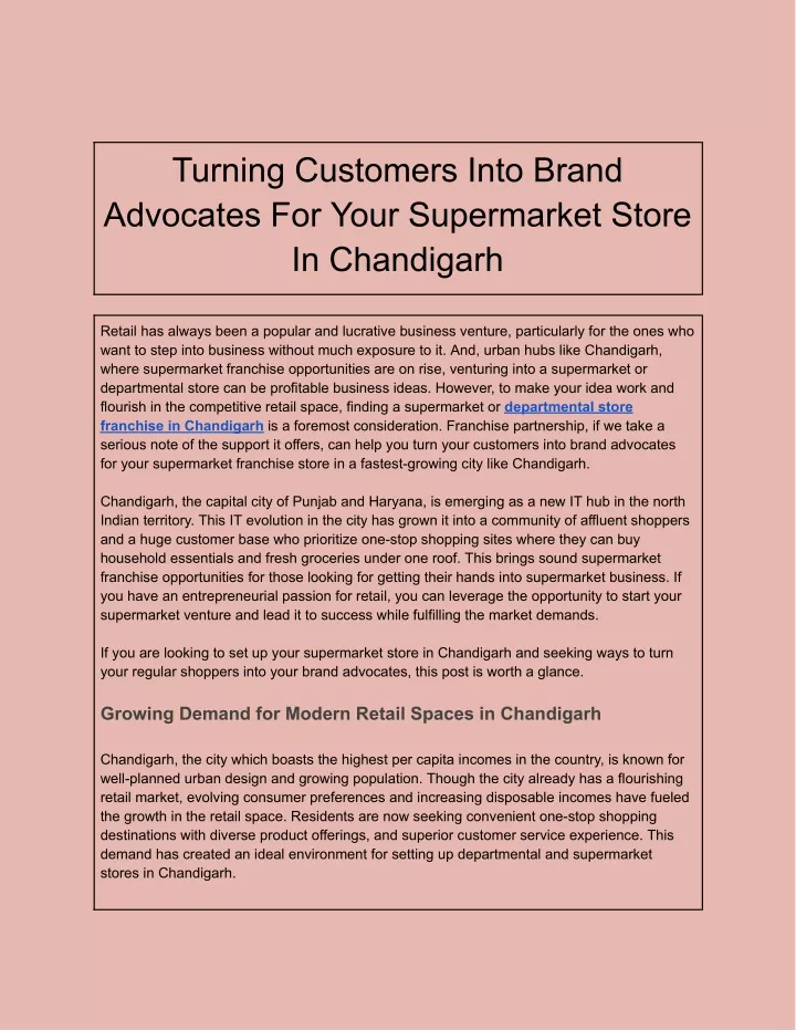 turning customers into brand advocates for your