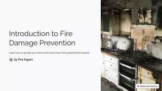 Safeguarding Your Home: Tips to Prevent Fire Damage