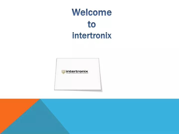 welcome to intertronix