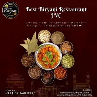 Ramadan Special Dinings at Imperial Biryani in JVC