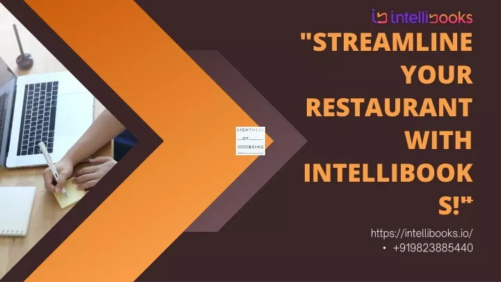 streamline your restaurant with intellibooks