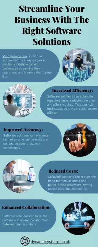 streamline your business with the right software