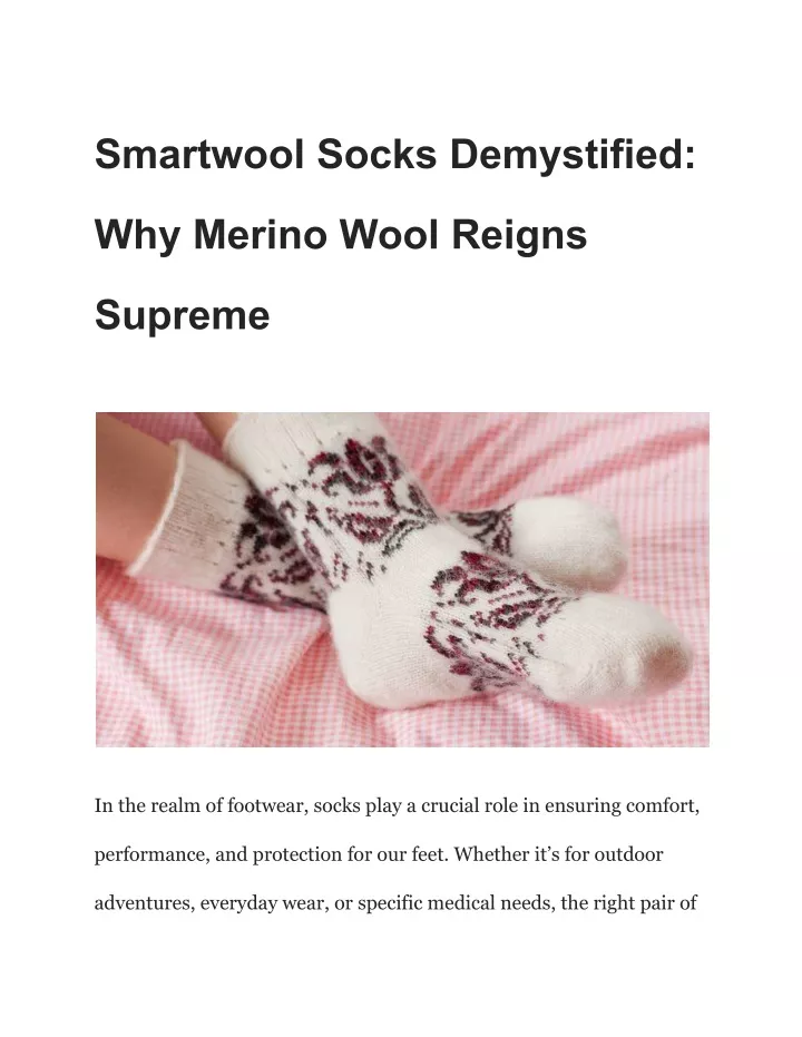 smartwool socks demystified