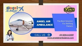 Book Angel Air Ambulance Service in Varanasi with the Latest Medical Equipment