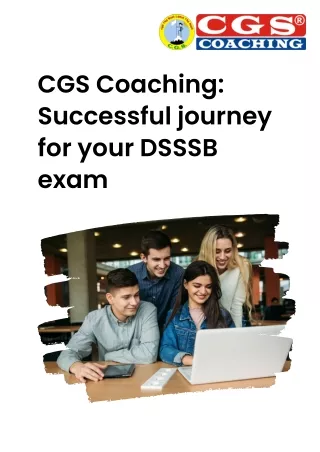 CGS Coaching Successful journey for your DSSSB exam