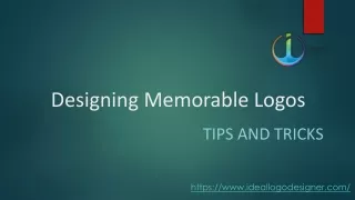 Memorable Logo Design Tips & Tricks by Ideal Logo Designer