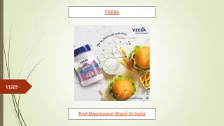 Best Mayonnaise Brand in India