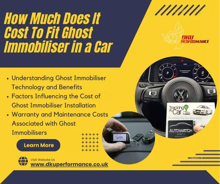 how much does it cost to fit ghost immobiliser