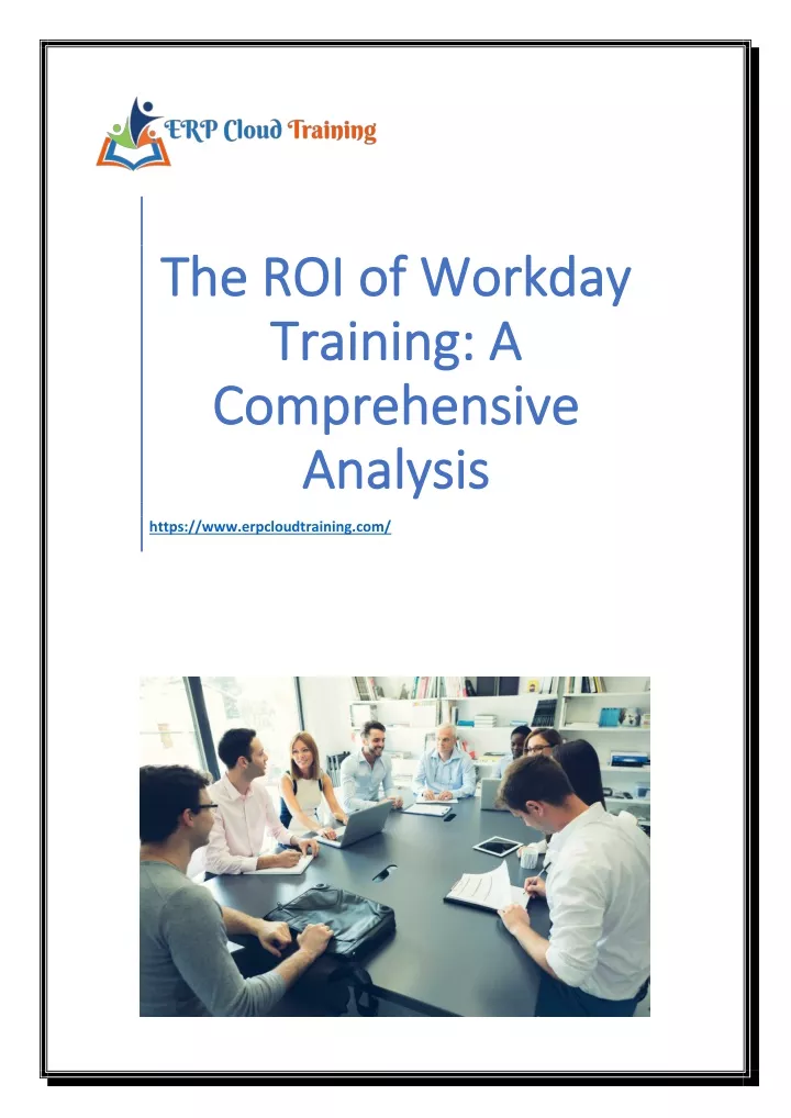 the roi of workday the roi of workday training