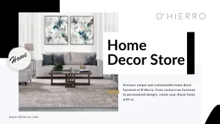 Home Decor Store for Custom Iron Furniture - D'Hierro