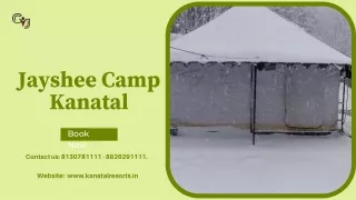 Escape to Nature's Embrace: Experience the Magic of Jayshee Camp in Kanatal
