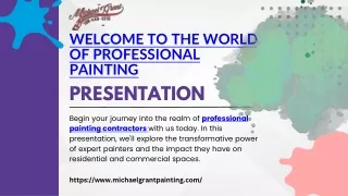 Michael Grant Painting - Your Professional Painting Contractor
