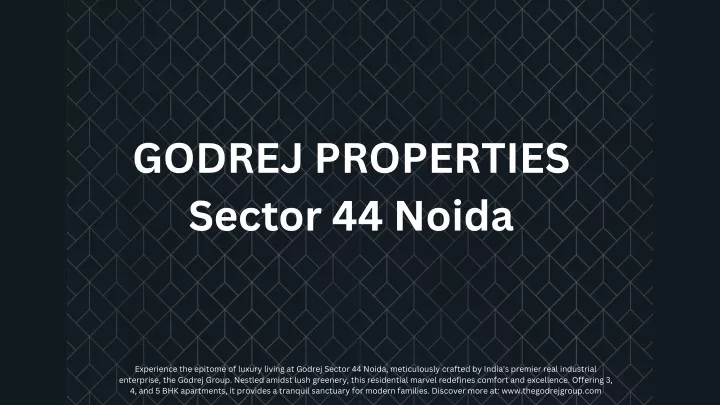 godrej properties sector 44 noida