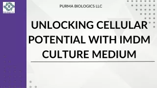 Unlocking Cellular Potential with IMDM Culture Medium