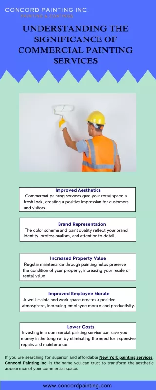 Understanding the Significance of Commercial Painting Services
