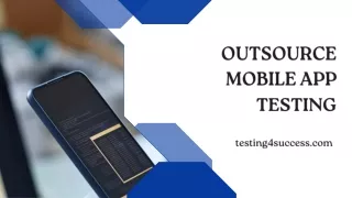 Outsource Mobile App Testing