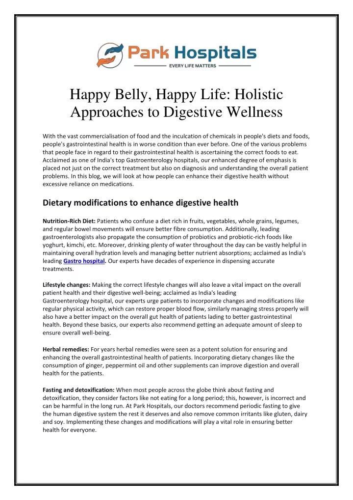 happy belly happy life holistic approaches