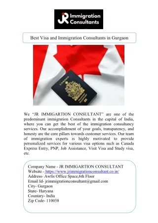Canada Immigration Gurgaon