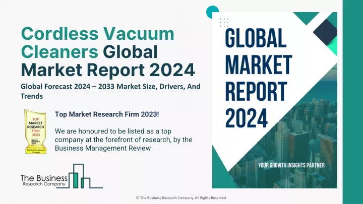 cordless vacuum cleaners global market report 2024