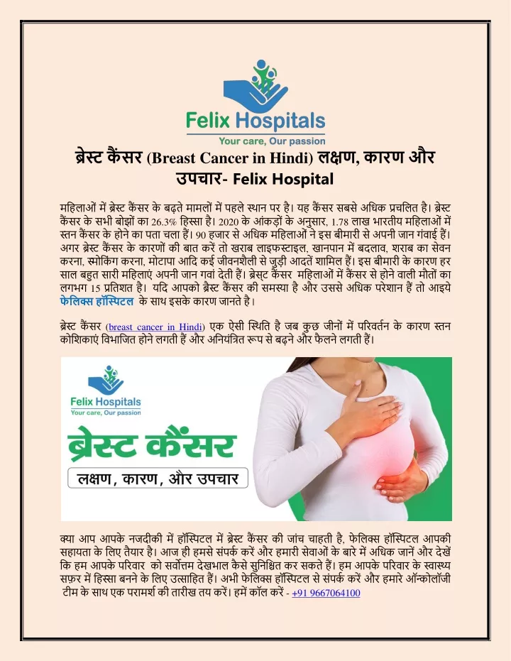 essay on breast cancer in hindi