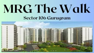 MRG The Walk Sector 106 Gurugram - PDF